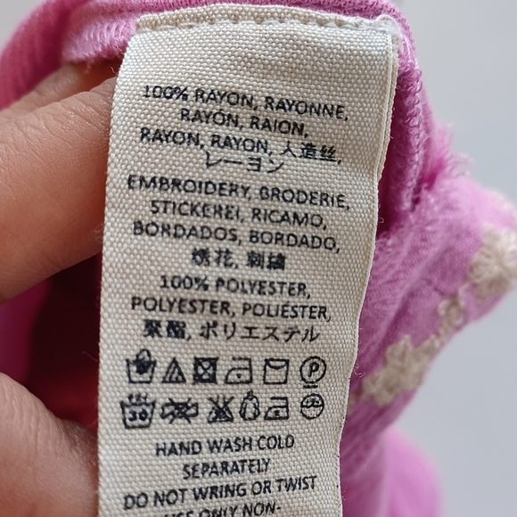 Free People Boho Diamond Embroidered Sleeveless Fairycore Tunic Top - Picture 11 of 13